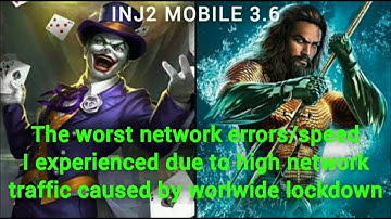 Injustice 2 Mobile 3.6 - Worst network connection & errors that happened to me - 80 MIL DMG 2 pips