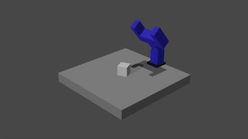 very basic robotic arm in blender