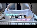 Breathable Baby Mesh Crib Liner How To Instal