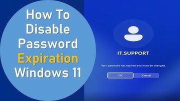 How To Disable Password Expiration On Windows 11