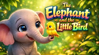 The Elephant and the Little Bird | kids bedtime story | Moral story 