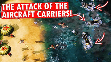 The attack of the aircraft carriers! Red Alert 3 (with comments)