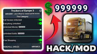 Truckers of Europe 3 Mod APK 2026 (Unlimited Money + All Trucks Unlocked + Max Level 60K EXP) screenshot 1
