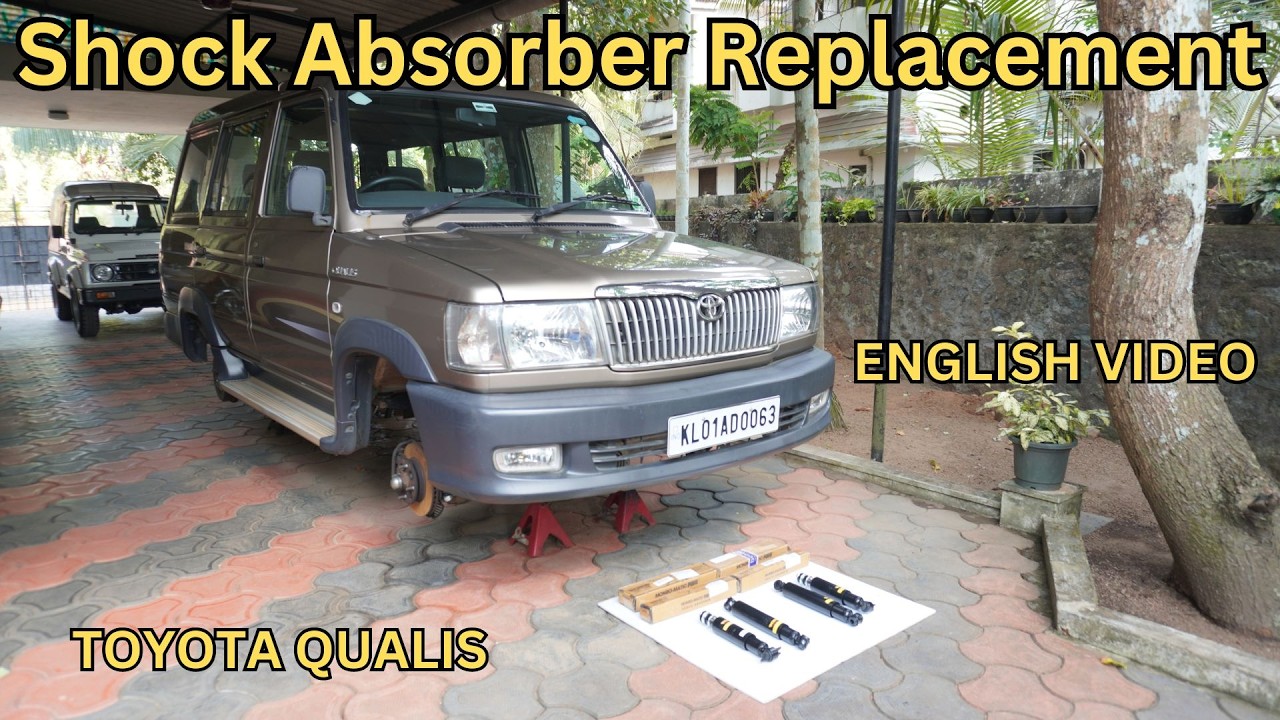 Toyota Qualis | Replace the shock absorbers on your own at your home | Monroe Shocks | DIY | Kijang