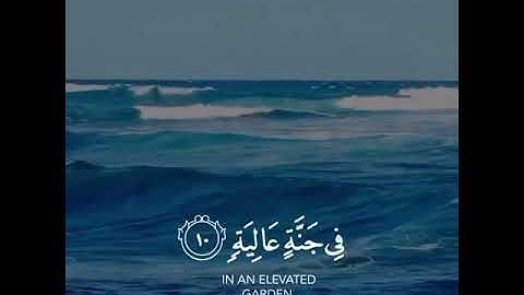 وُجُوهٌ يَوْمَئِذٍ نَاعِمَةٌ (8) لِسَعْيِهَا رَاضِيَةٌ | القارئ عبد الرحمن مسعد