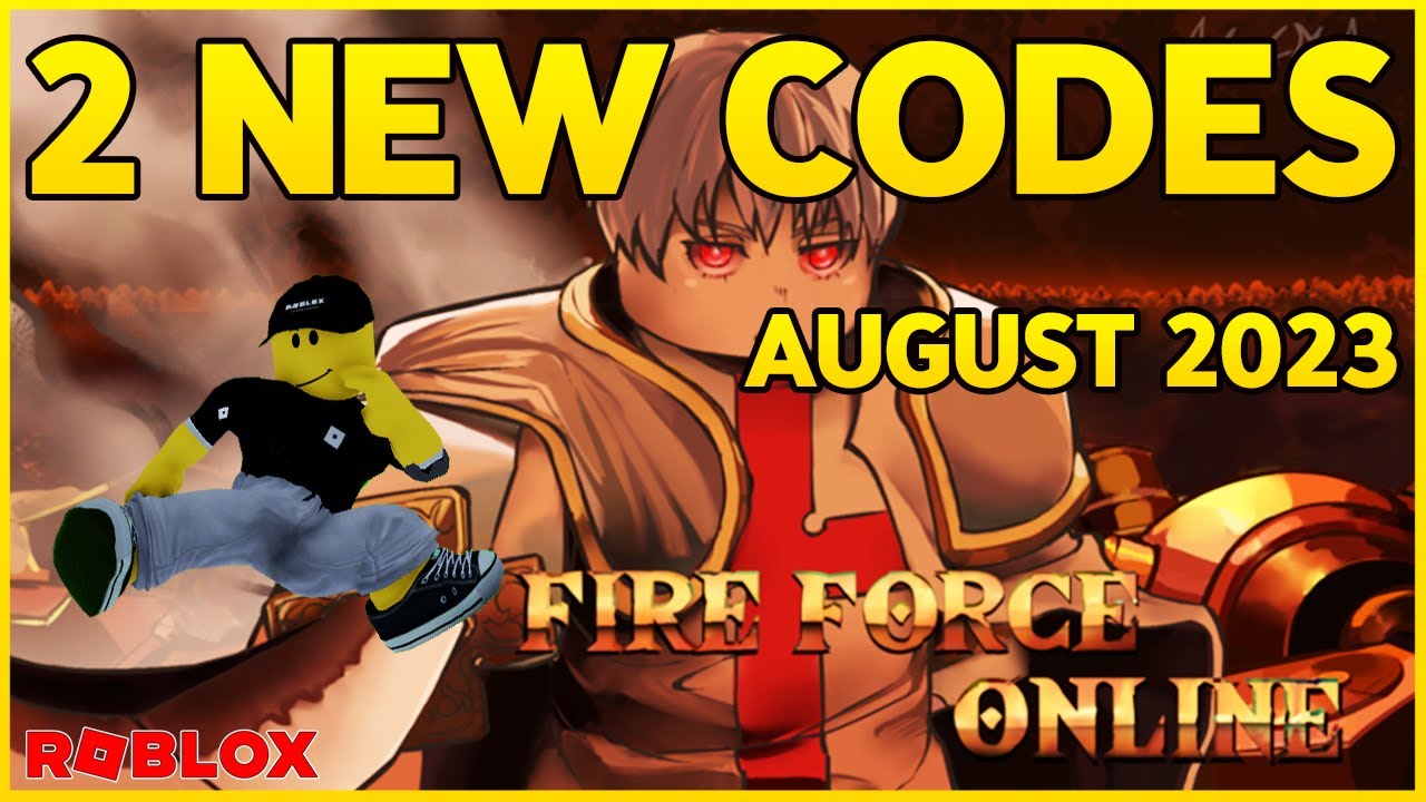 🔥2 NEW CODES for FIRE FORCE ONLINE Roblox in August 2023 🔥 Codes for  Roblox TV 