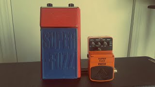 UNIVOX SUPER FUZZ VS BEHRINGER SUPER FUZZ (NADA MAL EH!)