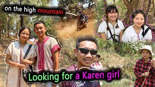 Looking for a beautiful Karen girl on a high mountain//Karen Village🎉🎈💯🥰