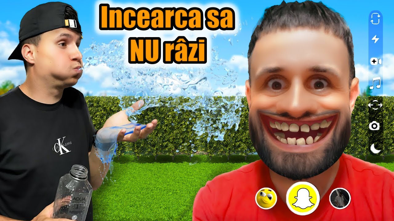 Snapchat Challenge cu filtre amuzante (PROVOCAREA GAINA😂)