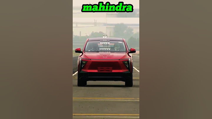 Mahindra BE 6e, XEV 9e WATER GLASS balance TEST