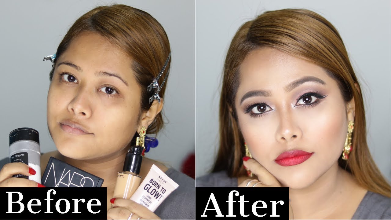 Simple Traditional Makeup - YouTube