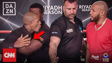 SECURITY JUMPS IN: Chris Eubank Jr Vs Conor Benn CLASH During HEATED LIVE FACE-OFF!