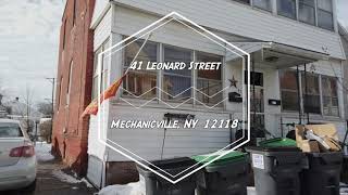 Fully Rented Mechanicville Duplex Available for Sale - 41 Leonard St, Mechanicville, NY