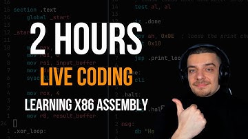 Learning x86 Assembly For 2 Hours - Uncut Live Coding