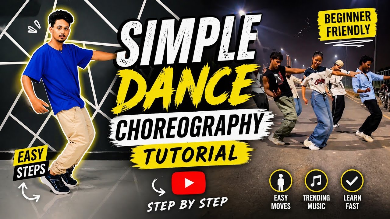 Simple Dance Choreography Tutorial ll Step By Step - YouTube