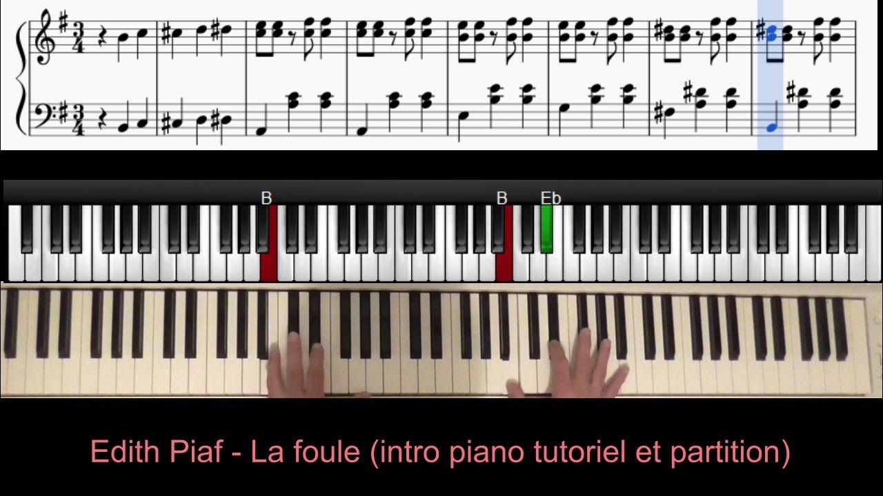 La foule текст. La foule на пианино. Эдит Пиаф la foule Ноты для фортепиано. La foule Edith Piaf Ноты на пианино. Эдит Пиаф ла вин Розе Ноты для фортепиано.