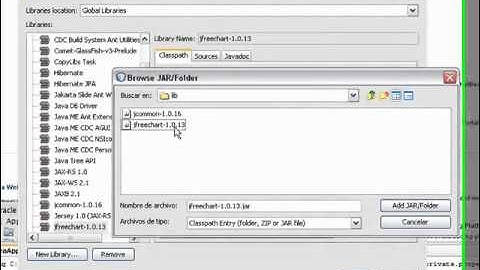 JFreeChart 1: Instalación de librerías JFreeChart y JCommon
