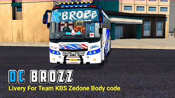 DC BROZZ Livery For Team KBS Android Zedone Bodycode