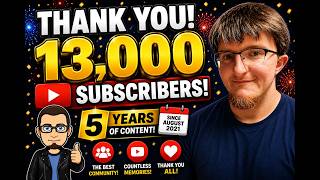 We Hit 13,000 Subscribers LIVE On Our 5 Year Anniversary Show!