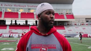 WKU FB RB D'Andre Ferby 9-12-17