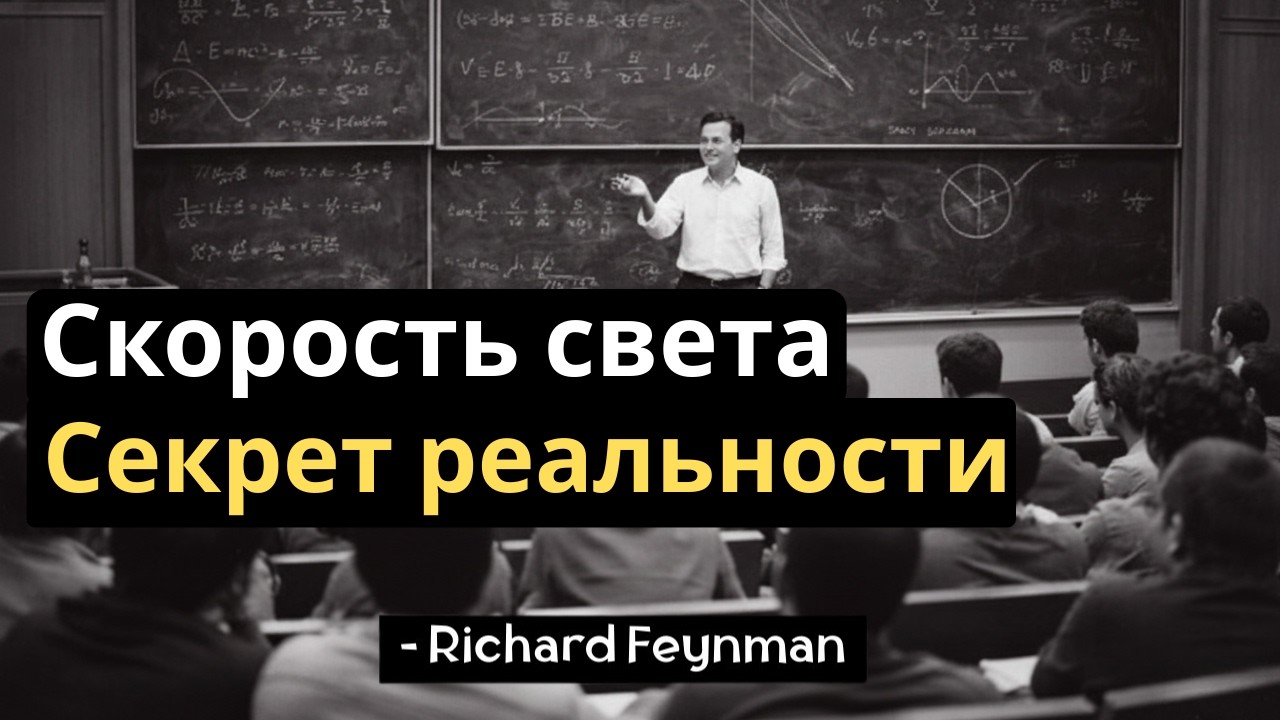 Почему скорость света является предельной скоростью? Открытие Фейнмана вас поразит.