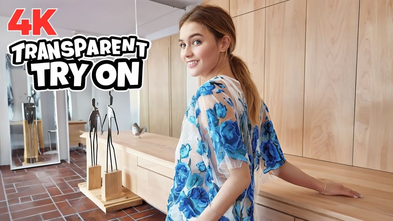 Shear Tryon 4K Transparent Try-On Haul | Sheer Lingerie, Mesh & Bikini Outfits # ...