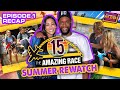 Amazing Race Season 15 Ep 1 Rewatch | Brice & Brooke’s Premiere Breakdown | Purple Pants Pitstop