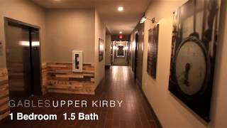 Gables Upper Kirby 1 Bedroom, 1.5 Bath Walkthrough