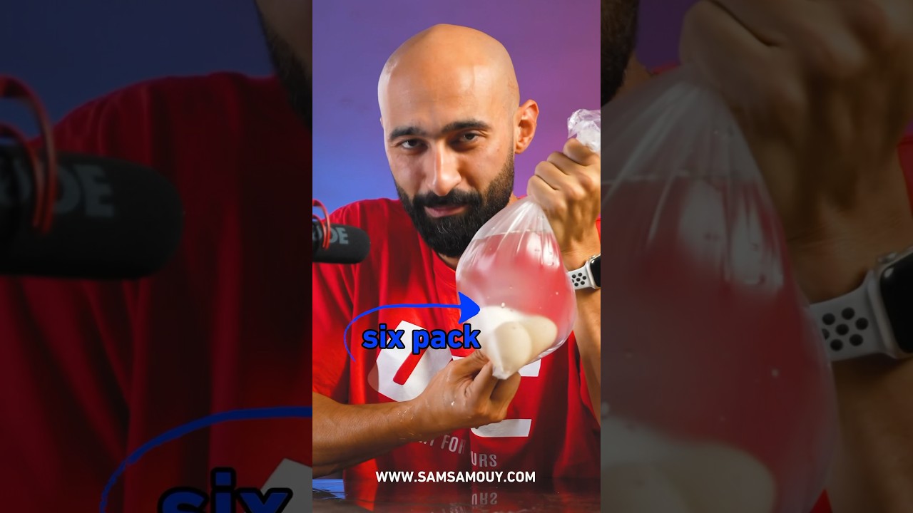 شرح مبسط.. ازاى تطلع عضلات البطن| شوف الفيديو للأخر 😂| ساموى