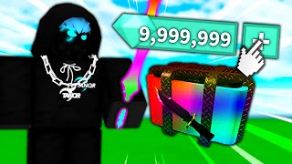 So I Spent 50,000 Robux On Cases.. Roblox Murder Mystery 2