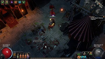 HC Colonnade map boss Path of Exile 2.4