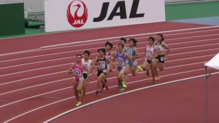 20161022ジュニア陸上女子800m予選2組