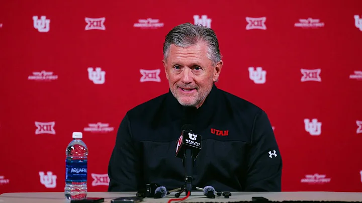Head Coach Kyle Whittingham weekly press conference - 11.10.25