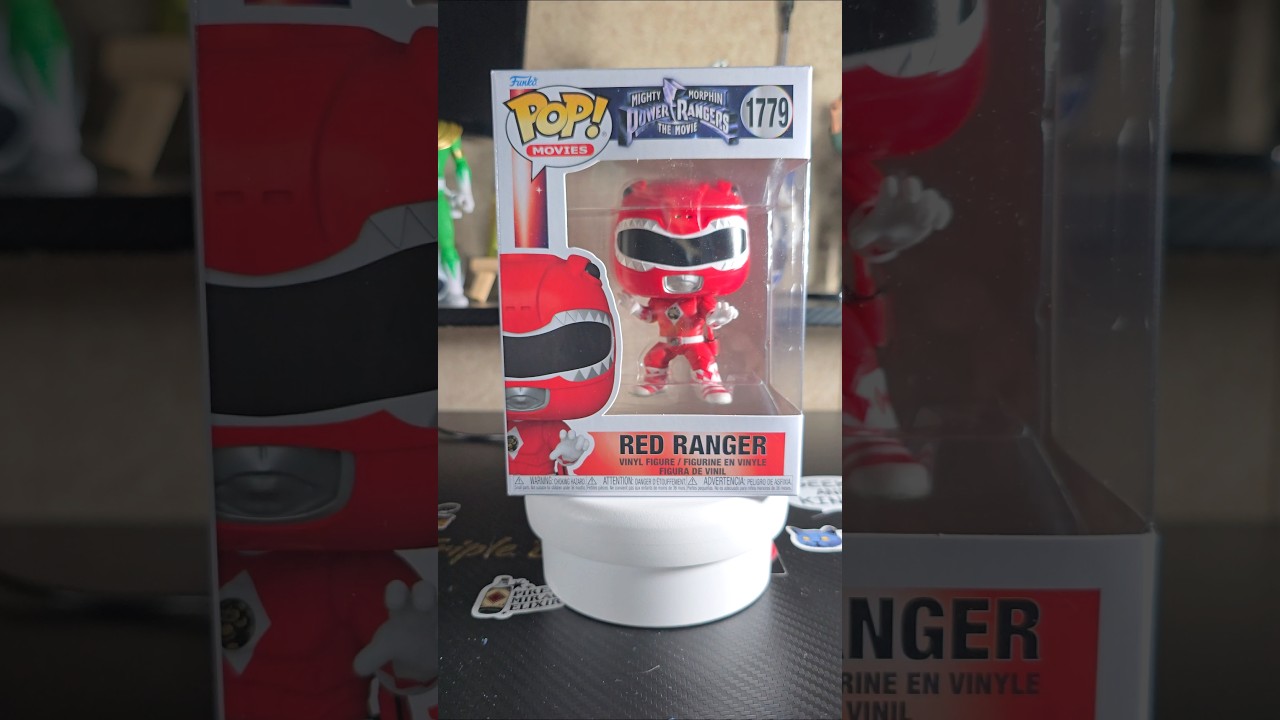 Funko Pop! Movies Mighty Morphin Power Rangers: The Movie (1779) Red Ranger
