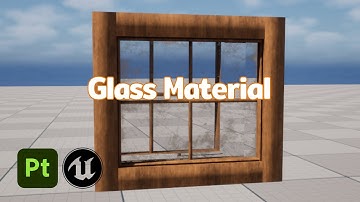 Create a glass material in Substance Painter and use it as a material in Unreal Engine 5
