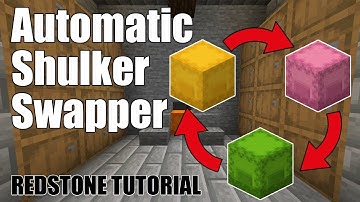 Minecraft Shulker Swapper | Easy Compact Shulker Storage System  See UPDATE Below