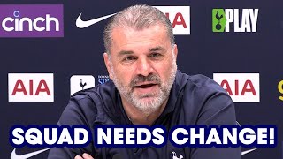 Ange "I NEED TO CHANGE THE SQUAD!" Liverpool Vs Tottenham [EMBARGOED PRESS CONFERENCE]
