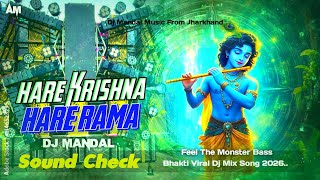 Hare Krishna Hare Rama 🙏 | DJ Remix 2026 | Mahamantra Bhakti Song | Krishna DJ Remix | DJ Mandal 