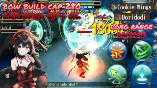 Toram Online - bow build cap 280 Long Range Damage (LRD) CF + QL - Yusagi