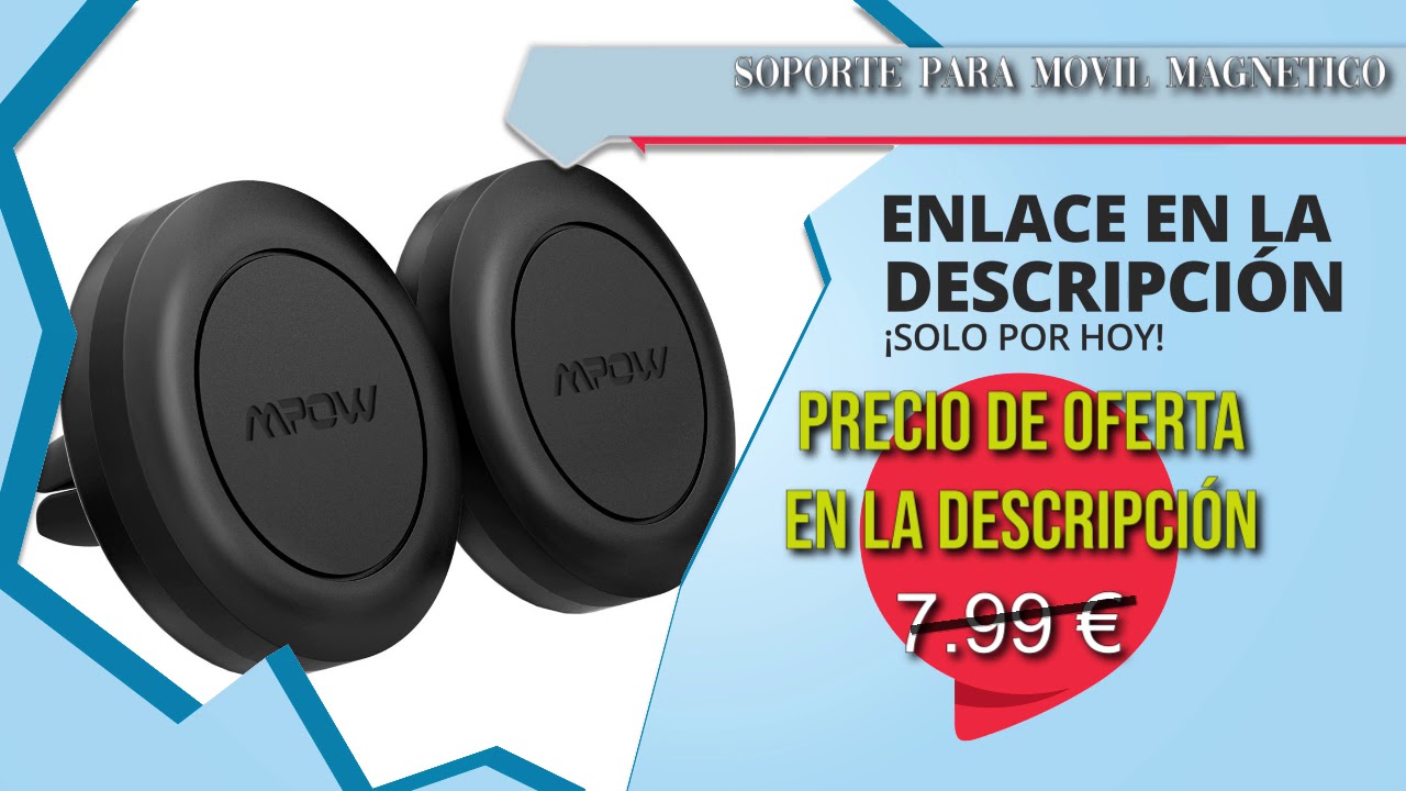 Mpow Soporte Móvil Coche, Soporte Magnético Rejillas, con Iman (2 Pack)  para Rejillas Aire Coche Iman para iPhone XS/XS MAX/XR/X 8/8 Plus/7, Galaxy  Note9/8/S8/S8, Smartphone, Dispositivo GPS y ect - VOES Consulting