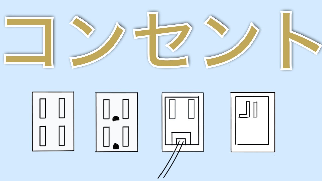 【第二種電気工事士試験】コンセントの記号・種類【筆記試験】 - YouTube