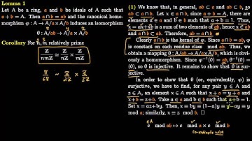 Chinese Remainder Theorem