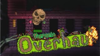 A video of me beating skeletron in terraria modded with overhaul.