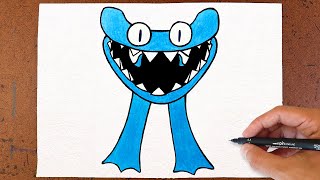 Como DESENHAR o CIANO do RAINBOW FRIENDS 2 - Como DIBUJAR a CYAN