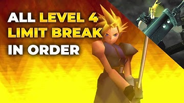 How to Get All Level 4 Limit Break in Order in Final Fantasy 7