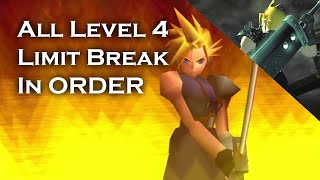 How to Get All Level 4 Limit Break in Order in Final Fantasy 7