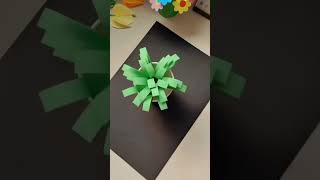 Origami Flowers Craft.. shorts viral drawing trending youtubeshorts india easy art bts