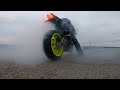 BMW s1000rr DONUT BURNOUT and CRAZY Ride