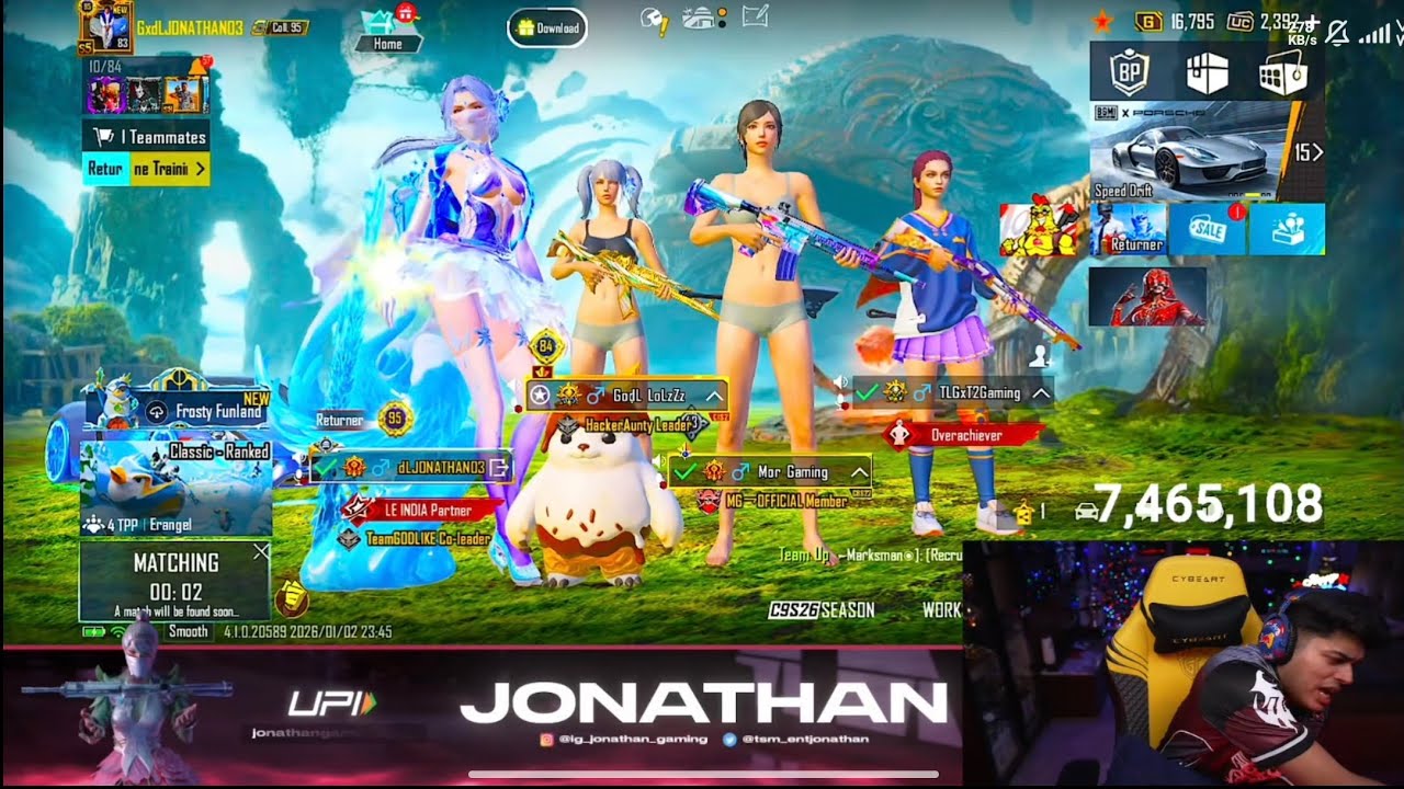 🔥51 Kills Jonathan New Highest Kill Record | BGMI 4.1 Update |  🔥