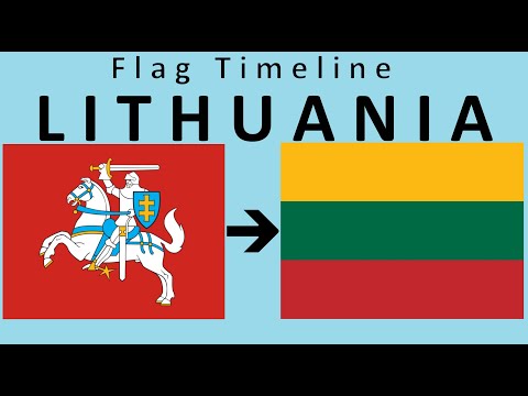 Flag of Lithuania : Historical Evolution (with the national anthem of Lithuania)